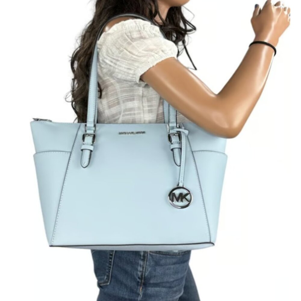 NWT Michael Kors Charlotte Large Top Zip Shoulder Tote